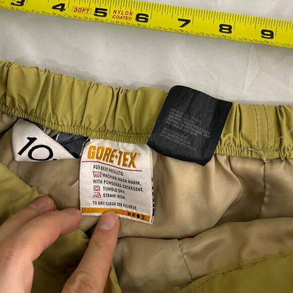 10X Pants Men 36-38 Beige Performance Gore-Tex Outdoors Work Barn Golf Hike - Picture 6 of 10